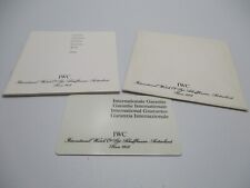 Vintage IWC Watch Open New-Old-Stock One Year International Guarantee Card Book+ picture